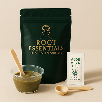 Root Essentials Herbal Hair & Scalp Care with Comb Applicator