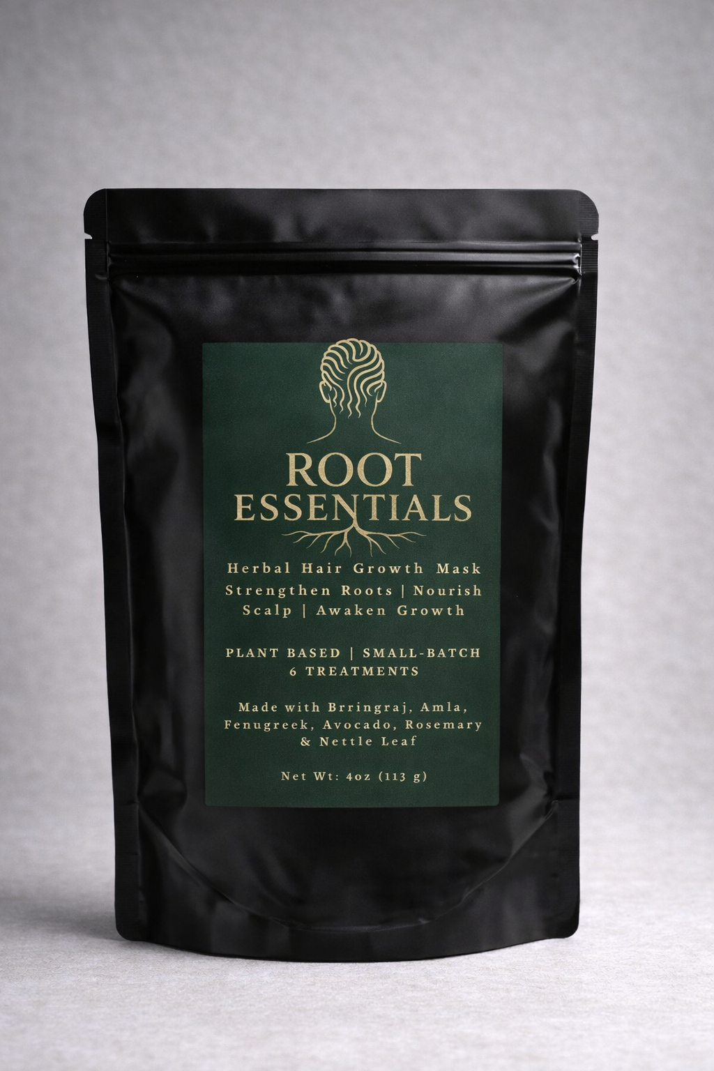 Root Essentials Herbal Hair & Scalp Care with Comb Applicator