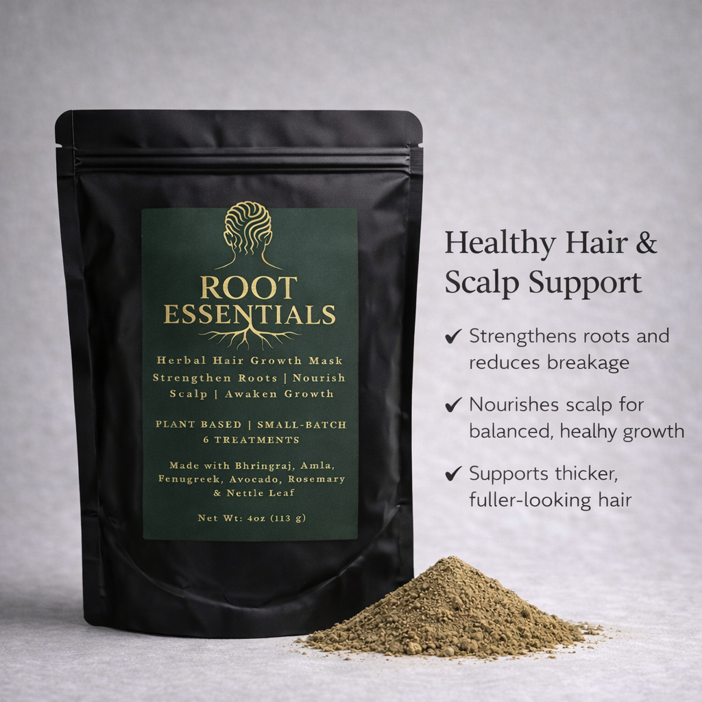 Root Essentials Herbal Hair & Scalp Care with Comb Applicator