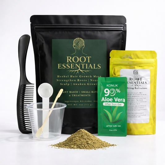 Root Essentials Herbal Hair & Scalp Care with Comb Applicator